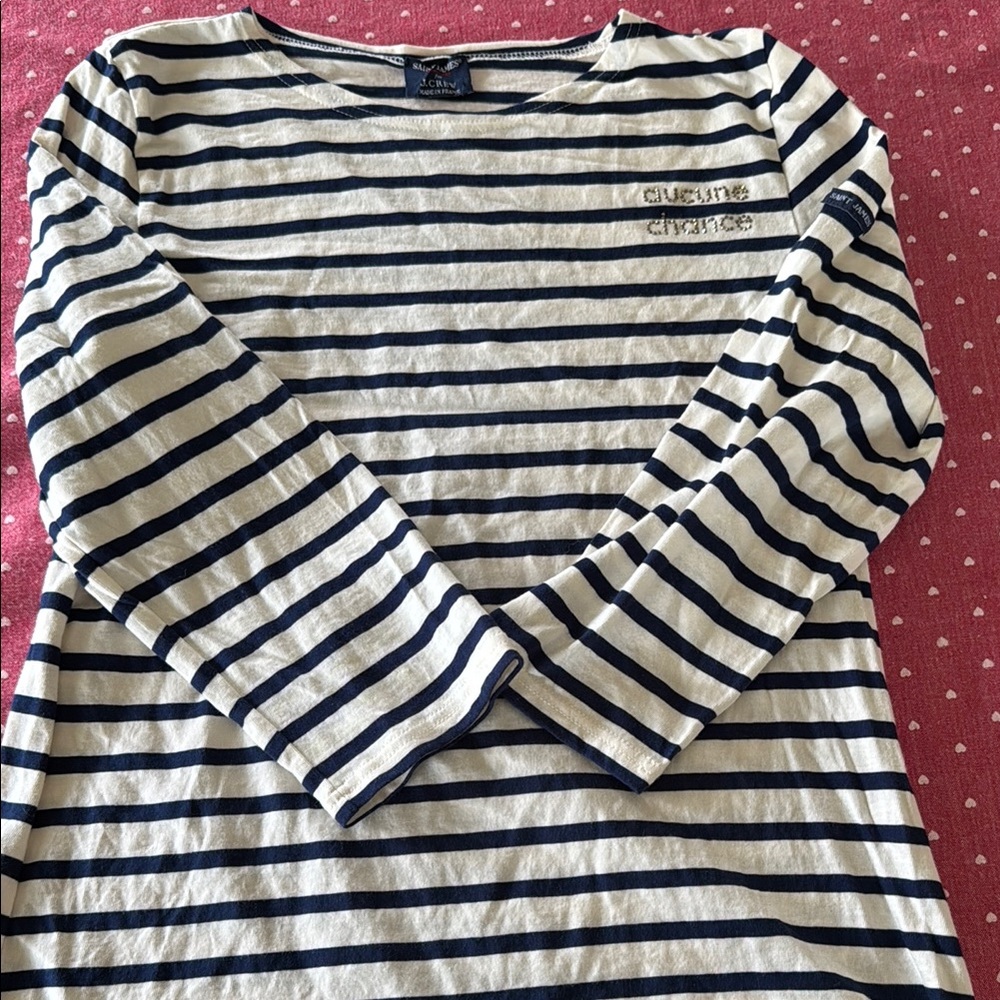 Saint James for JCRew Striped Long Sleeve Top